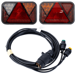 Zadní světla FRISTOM LED + kabelový svazek MANTES 4m 7PIN