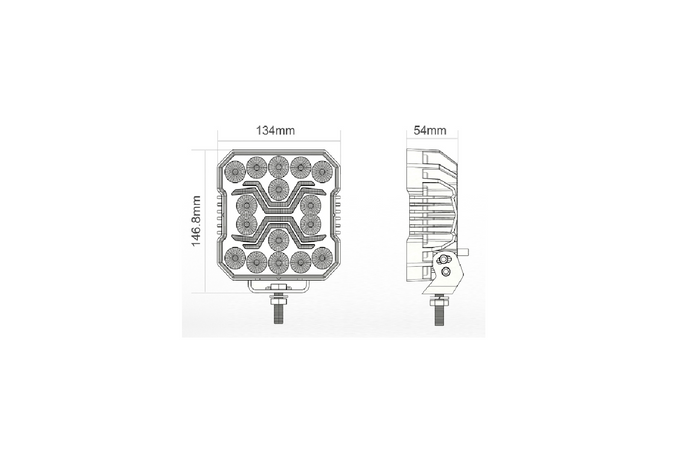 LED pracovní reflektor KAMAR X-SPIDER L0194 16xLED 4200lm