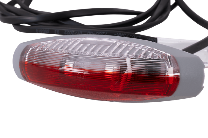 Univerzální obrysová svítilna ASPÖCK FLEXIPOINT II v šedém pouzdře