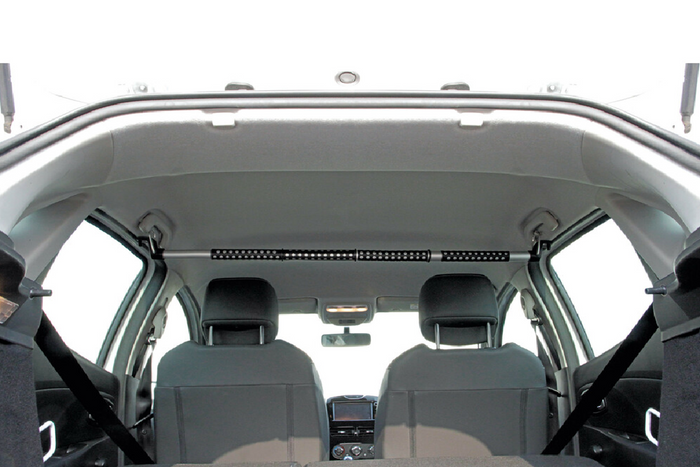 Věšák na šaty do auta LAMP, výsuvný věšák 90-160 cm