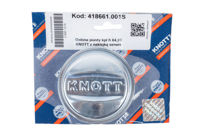 Krytka ložiska náboje KNOTT 64,2 mm pro přívěs