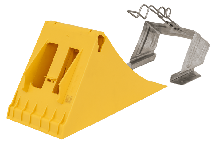 Klín pod kolo G46 s montážním držákem LOKHEN výška: 190 mm