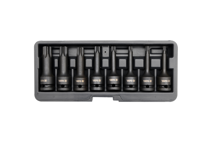 Rázové utahováky Torx YATO YT-1065 1/2" 8 ks.