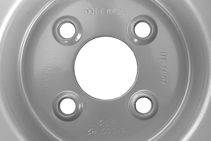 Ocelový disk UNITRAILER 5.5Ix8"H2 4x100 ET:-2