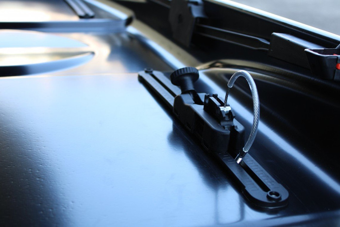 Střešní box Inter Pack Stella 480 stříbrný kevlar (flexi fit G2)