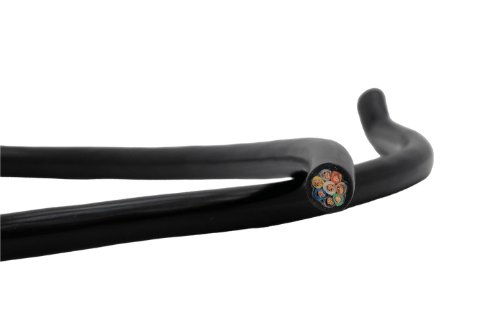 Osmižilový elektrický kabel HYBSZ YLY-S 8x1,5 - 1 m