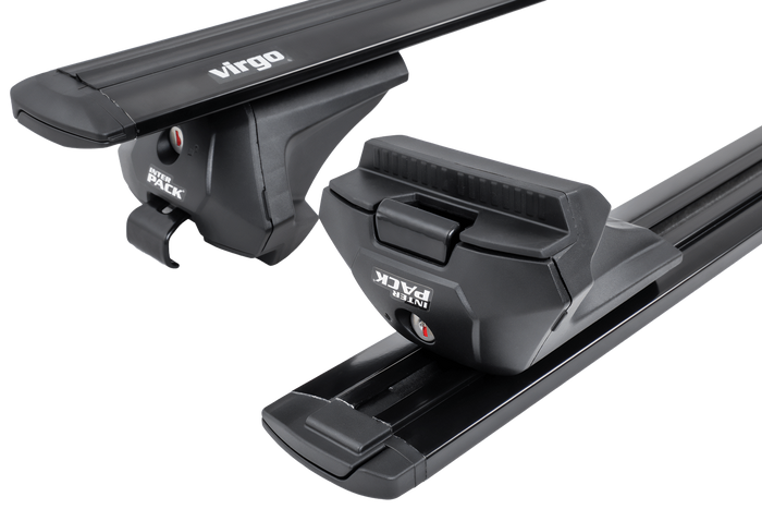 Střešní nosič Inter Pack Virgo IR 135 (G2) s integrovanými lyžinami (černý)