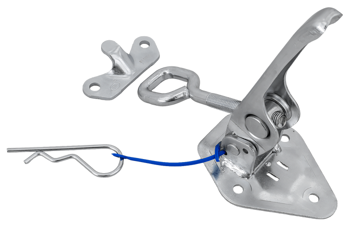 Boční tažné zařízení s upevňovacím prvkem STEELPRESS ZB-15A+Z-15, kompletní excentrické uzavření strany přívěsu