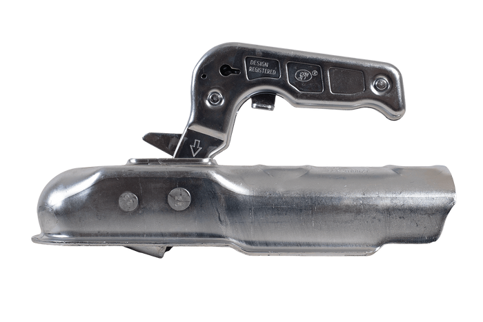Kulové tažné zařízení STEELPRESS ZSK-0750C pro přívěs o hmotnosti 750 kg s trubkovou ojí o průměru 50 mm
