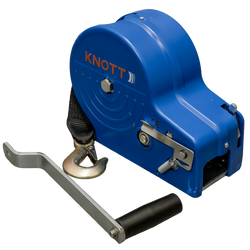 Ruční naviják pro přívěs KNOTT 1150 kg s pásem