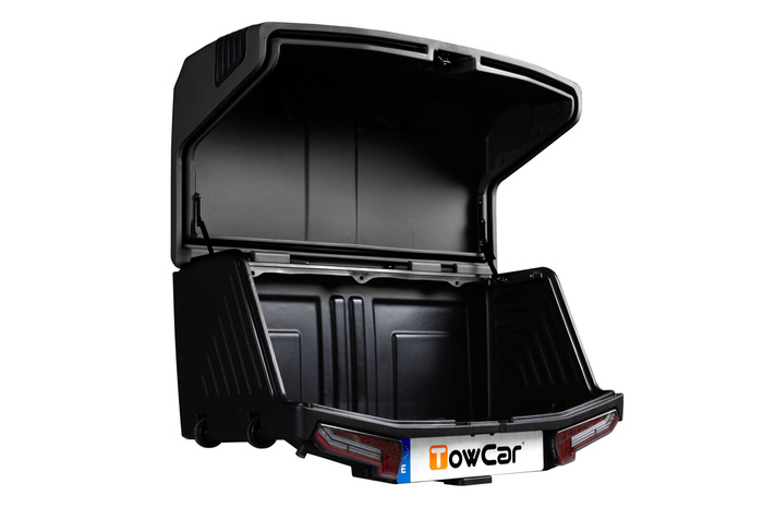 Tažné zařízení Towbox V3 Camper black - box na zavazadla montovaný na tažné zařízení