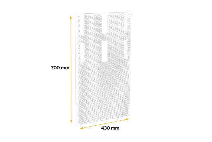 Blatník DOMAR DK5120 pro přívěsy a návěsy 430×700 mm