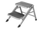 Skládací kempingový schůdek ProPlus 360823V01, dvoustupňový, 150 kg