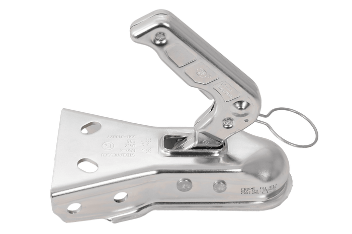 Kulové tažné zařízení STEELPRESS ZSK-0750K pro přívěs o hmotnosti 750 kg s ojí ve tvaru V