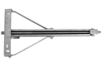 KNOTT 6X1197.007 výsuvný rohový stabilizátor pro přívěs 1100 kg 498 mm