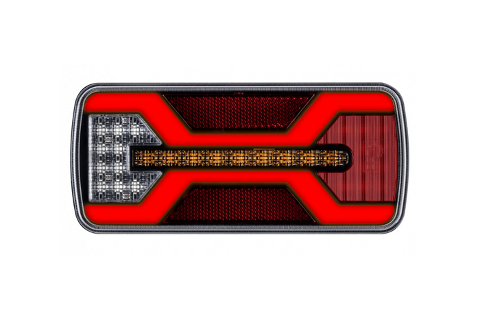 KAMAR X-SPIDER L2425 LED zadní světlo 5 funkcí univerzální