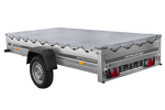 Lehký přívěs 264x125 UNITRAILER GARDEN 264 KIPP s šedou plachtou