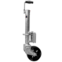 Otočné opěrné kolo KNOTT TK57 s rukojetí 500 kg 57 mm 710-1010 mm