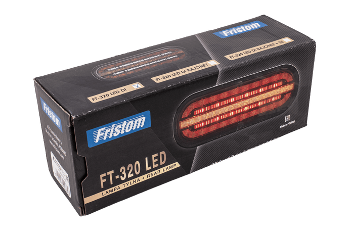 Zadní svítilna FRISTOM FT-320 LED, 3 univerzální funkce