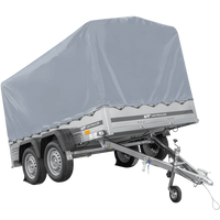Dvounápravový přívěs 264x150 UNITRAILER GARDEN 265/2 KIPP s rámem H-1100 a šedým krytem