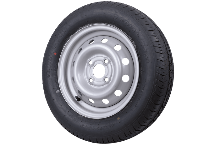 VÝSTUP Kompletní kolo PNEU LINGLONG 165/70 R13 79N RÁFEK UNITRAILER 4Jx13" 4x100 ET:30