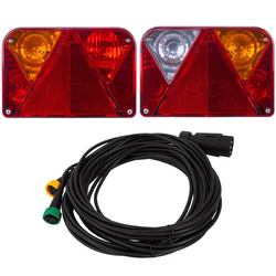 Zadní světla DOBPLAST DPT35 + svazek MANTES 7m 7-PIN