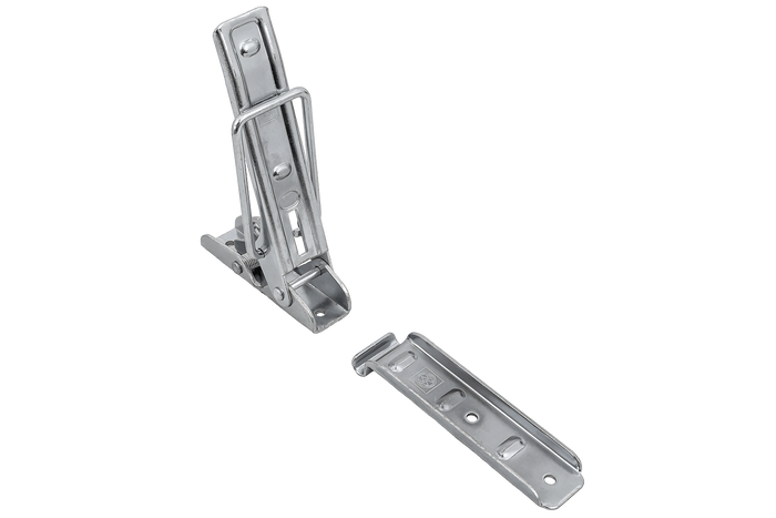 Boční tažné zařízení s přezkou WINTERHOFF BV 10-1 + kompletní boční uzávěr přívěsu BVG 10-A