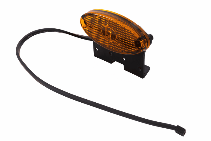 ASPÖCK FLATPOINT II LED obrysová lampa, oranžová, univerzální, s držákem