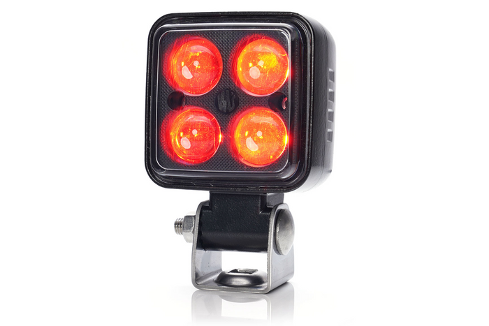 Bezpečnostní LED svítilna WAŚ 2244 W267, červená výstražná kontrolka