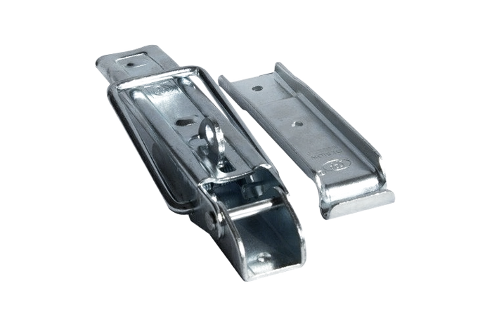 Boční tažné zařízení s přezkou WINTERHOFF BV 10-1 + kompletní boční uzávěr přívěsu BVG 10-B