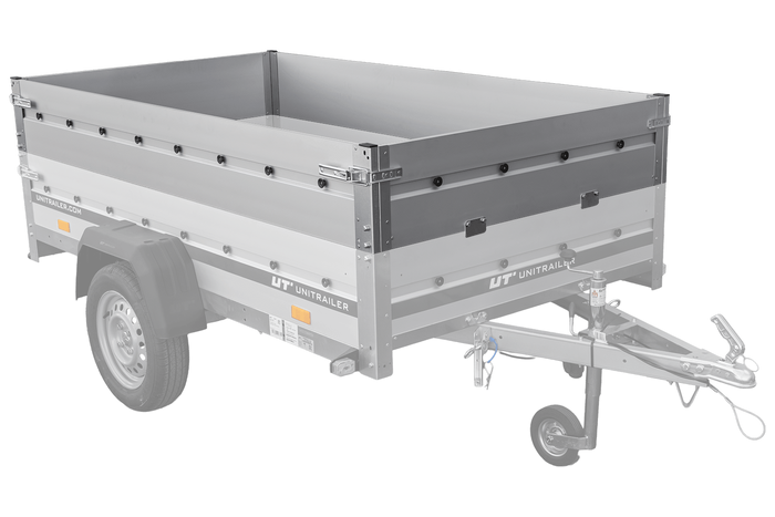 Hliníkové bočnice BIS pro přívěs UNITRAILER GARDEN 230 KIPP ALU