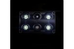 HORPOL LWD2157/CZ LED 900lm černá interiérová lampa s vypínačem a červenou diodou