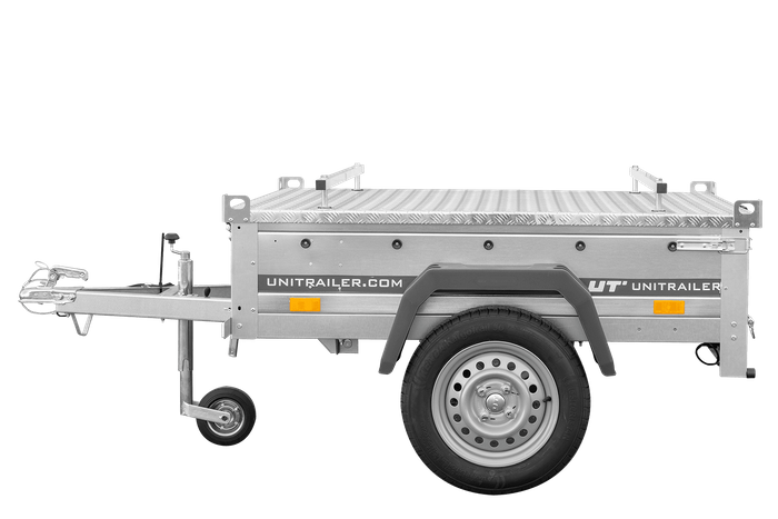 Jednonápravový přívěs 150x106 UNITRAILER GARDEN 150 KIPP s hliníkovou plachtou