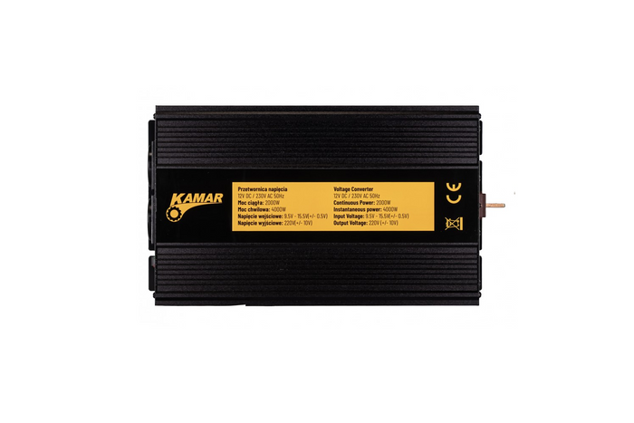 Měnič napětí 12V/230V (2000/4000W) KAMAR E1930