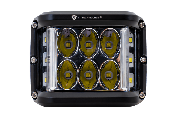 Sada dvou LED pracovních svítilen, reflektor TT TECHNOLOGY TT.13209 12xLED 2200lm