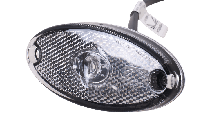 ASPÖCK FLATPOINT II LED obrysová lampa, bílá, univerzální