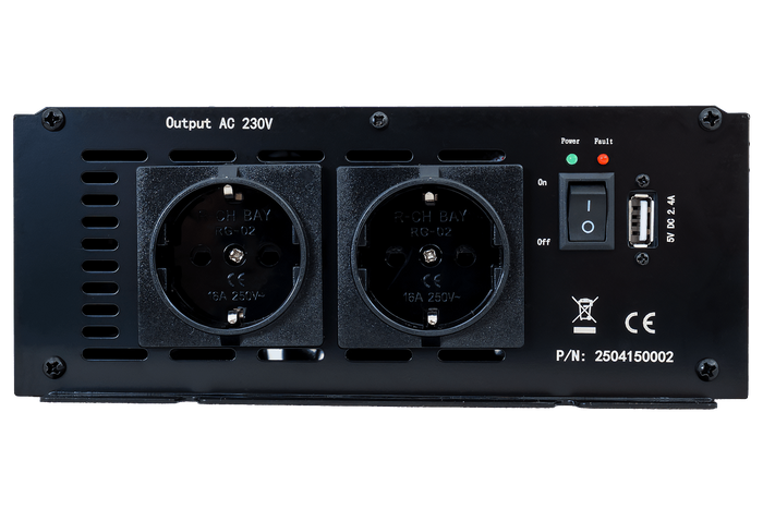 Měnič napětí 24V/230V (2000/4000W) KAMAR E1931