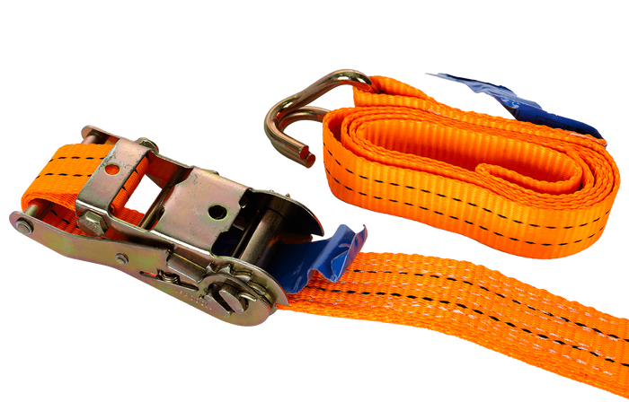 Sada čtyř oranžových přepravních pásů UNITRAILER 2m/35mm/2t s napínákem