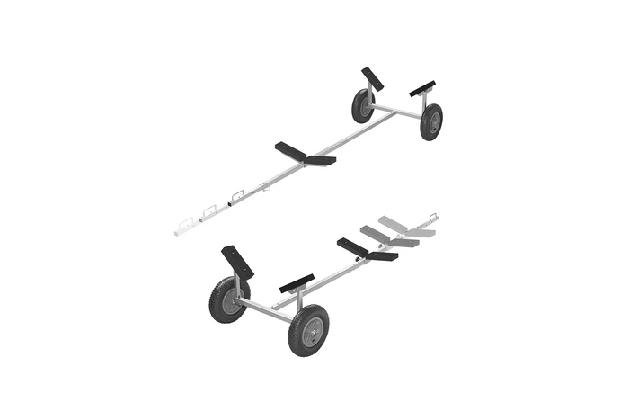 ProPlus 740024CR posuvný vozík pro přepravu lehkého člunu, ponton 70 kg