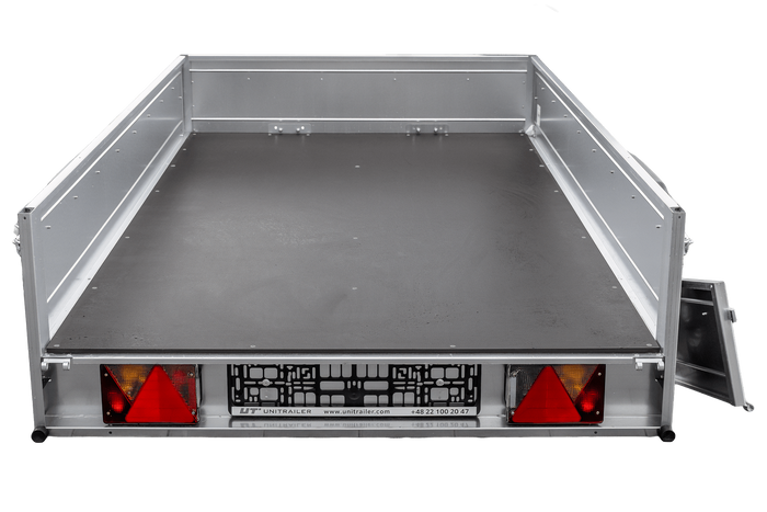 Přívěs za auto na pružinách 230x125 UNITRAILER GARDEN 230/R KIPP