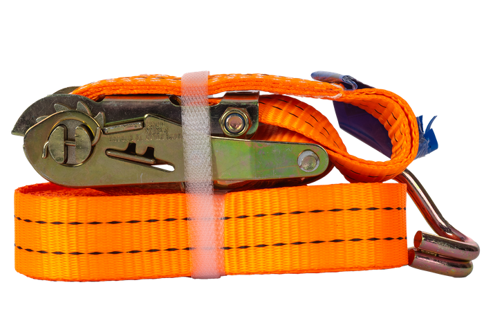 UNITRAILER 5m/35mm/2t oranžový přepravní pás s napínákem