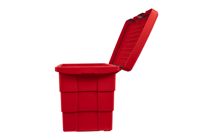 DAKEN 86014 PITBOX kontejner na sypké materiály, nádoba na písek, posypovou sůl 655x570x520mm 108,5l