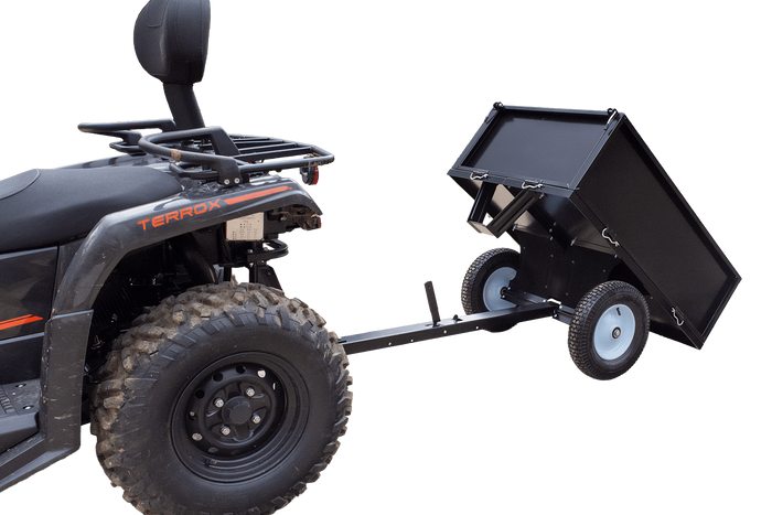 Zahradní přívěs za traktor, čtyřkolku UNITRAILER sklápěcí vozík 225 kg 1030x700 mm