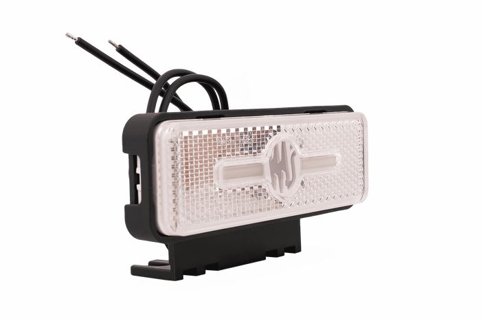 WAŚ W254 2035 LED bílá univerzální obrysová svítilna s držákem