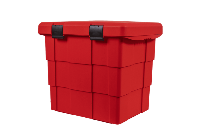 DAKEN 86014 PITBOX kontejner na sypké materiály, nádoba na písek, posypovou sůl 655x570x520mm 108,5l
