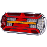 Zadní svítilna FRISTOM FT-610 LED, 6 funkcí, levá