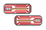Zadní světla TruckLED L1949+L1950 LED kabel 0,45 m 6 funkcí levá+pravá