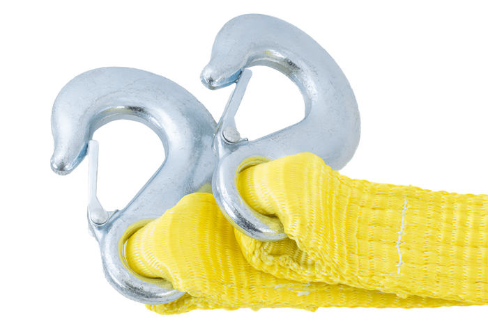 Tažné lano s háky Tažný popruh UNITRAILER 5m/50mm/7,5t žlutý