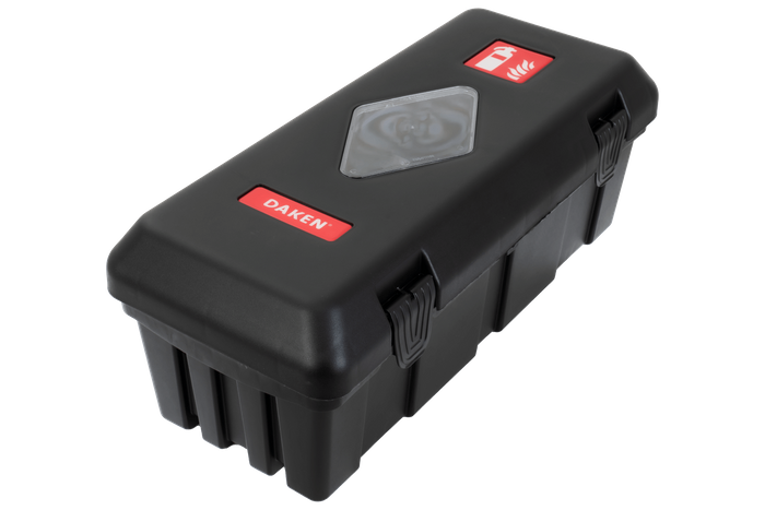 Krabice na hasicí přístroj 9 kg DAKEN 82010 ADAMANT 671x310x247mm černá