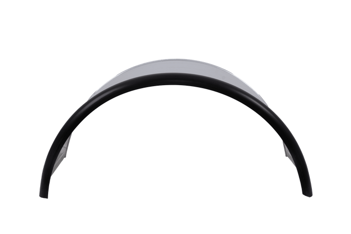 Dvojitý blatník pro přívěs 15-16" DOMAR DK7115 podběh kola 880/400 mm kovový s gumovým okrajem